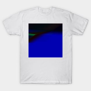 blue black abstract texture T-Shirt